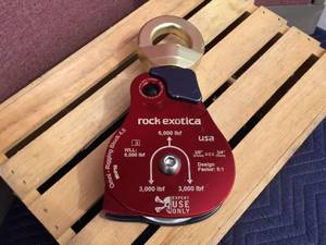 lot 74 image: Rock Exotica OMNI-Rigging Block 4.5