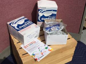 lot 99 image: 2 Boxes Gateway Gumball Safety Glasses