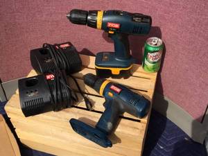 lot 114 image: 2 Ryobi 18V Cordless 12 Drills