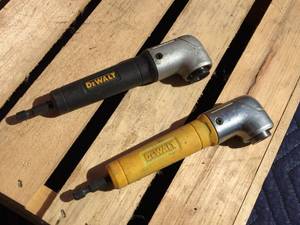lot 121 image: 2 Dewalt Right Angle Bit Attachments