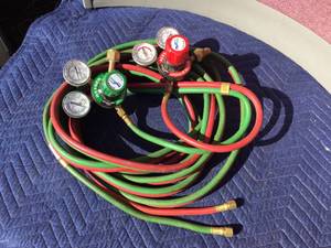 lot 124 image: ProStar OxyAcetylene Gauge - Hose Set