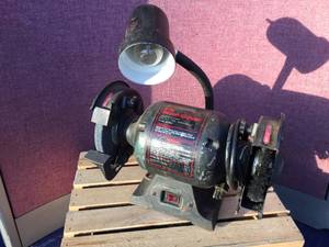 lot 140 image: Sears 6 Bench Grinder