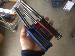 lot 176 image: 3 Eklind Key Sets SAE-Metric