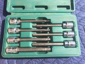 lot 183 image: ATD 38 Dr SAE Extended Hex Driver Set