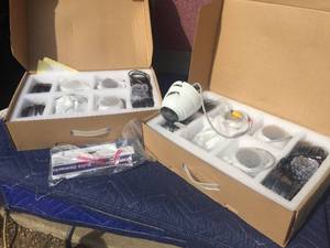 lot 195 image: 2 LOREX 4pc HD Security Eyeball Cameras - Like New