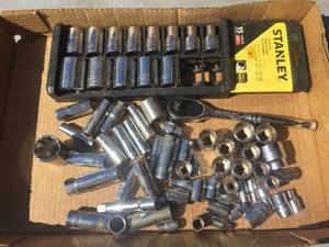 lot 214 image: Group Stanley Sockets