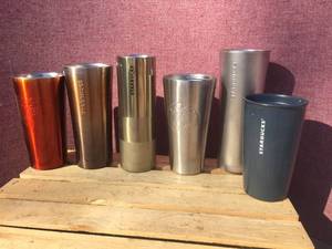 lot 235 image: Group STARBUCKS Drink Tumblers - 6