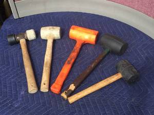 lot 255 image: Dead-Blow & Rubber Mallets