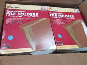 10 bx Skilcraft Pressboard Top Tab ...