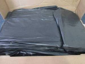 60 Gallon Black Garbage Bags, 38x58...