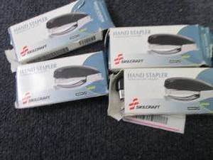 4 Hand Staplers...