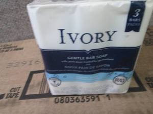 24- 3pk Ivory Gentle Bar Soap...
