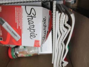 Box of Assorted Office Items...