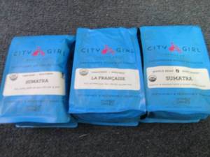 3- 12 oz City Girl Whole Bean Coffe...