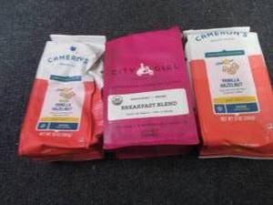3 Bags Assorted Ground Coffee...
