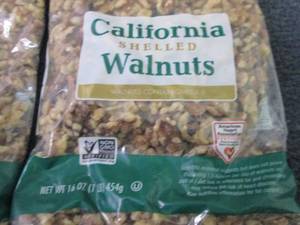 2- 16 oz Bags California Shelled Wa...