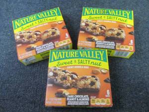 3 Boxes Nature Valley Sweet N Salty...