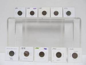 lot 10 image: 10 Indian Head Pennies