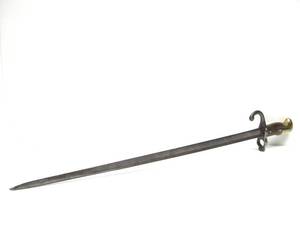 lot 19 image: Excellent Restored Antique 19th Century Bayonet #1