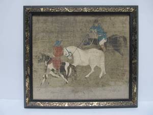 lot 25 image: Vintage 1960s era Oriental Turner Wall Accessory Artwork - Tribute Horse