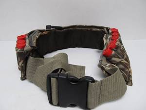 lot 29 image: Camo Shotgun Belt wShells