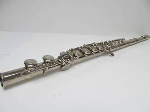 lot 40 image: Nice Condition LAZARRO Flute wCase
