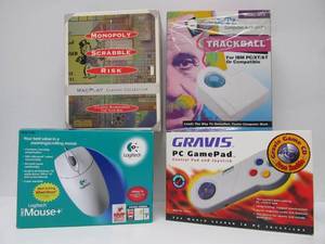 lot 75 image: 4 Unused Vintage Computer PC Items Controller Mouse etc