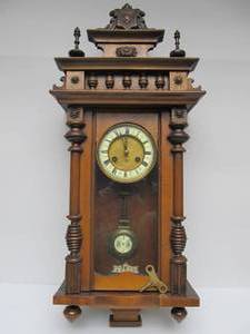 lot 112 image: Quality Antique JUNGHANS Regulator Wall Clock