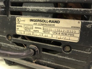 lot 164 image: Working Ingersoll Rand Air Compressor