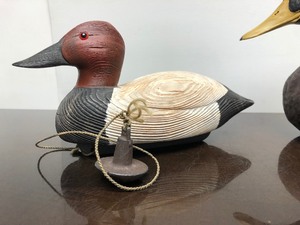 lot 198 image: 2 Nicely Detailed Duck Decoys