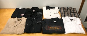 lot 215 image: Nice Lot of 8 HARLEY DAVIDSON Mens Shirts - Size L