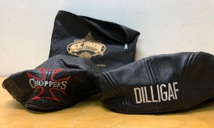 lot 224 image: Nice Lot of HARLEY DAVIDSON Leather Gloves Hats etc