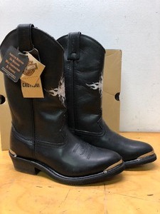 lot 226 image: Brand New HARLEY DAVIDSON Womens Leather Cowboy Motorcycle Boots - Size 8