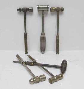 lot 124 image: Nice Group of 6 Vintage Hammers