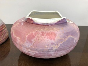 lot 244 image: 2 Pieces of Signed FOSS CREEK Art Pottery 