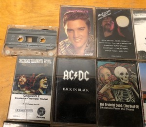 lot 301 image: Nice Lot of Vintage Music Cassette Tapes - Mostly Rock & Roll
