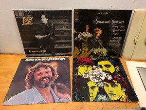 lot 303 image: Lot of Vintage Vinyl Records - Mostly Rock & Pop