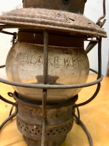 lot 327 image: Antique Adlake Railroad Lantern (AS IS)