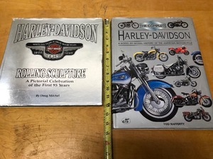 lot 357 image: Pair of HARLEY DAVIDSON Hardcover Coffee Table Books
