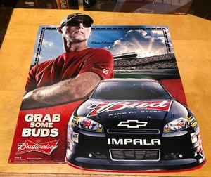 lot 204 image: Group of Quality Large NASCAR Display Signs