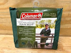 lot 36 image: COLEMAN PVCPOLYESTER RAIN SUIT- 3XL  4XL (unisex) (0312247.50)