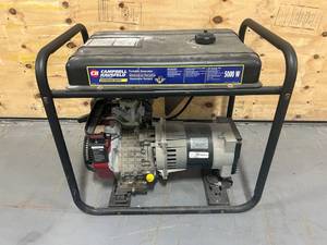 lot 75 image: CAMPBELL HAUSFELD Extreme Duty 5000 W Portable Generator