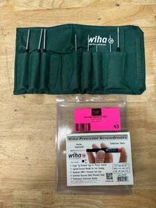 lot 43 image: WIHA 8pc Ball Hex Set Precision Screwdrivers