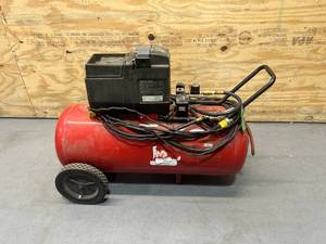 lot 85 image: CRAFTSMAN 3-12 HP 25 GAL Air Compressor