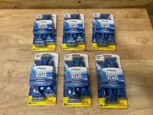 lot 112 image: TOP CARE Lot of 6 Packs of- Triple Blade Disposable Razors (4 per pack)
