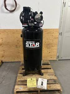 lot 10B image: NORTH STAR 60 GAL Air Compressor (Model 75711)