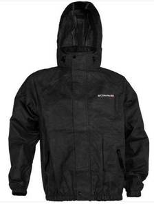 lot 88 image: COMPASS360 AT23102-10 ADVANTAGETEK RAIN JACKET - BLACK (XXL)