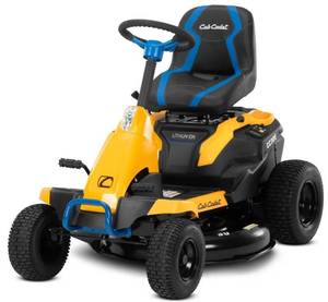 lot 5A image: CUB CADET 30 in. 56-Volt MAX 30 Ah Battery Lithium-Ion Electric Drive Cordless Riding Lawn Tractor