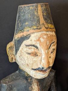 Javanese Carved Wood Wedding Sculptures