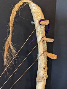 Vintage African Kora Gourd Harp
